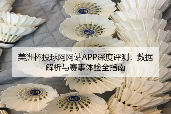 美洲杯投球网网站APP深度评测：数据解析与赛事体验全指南