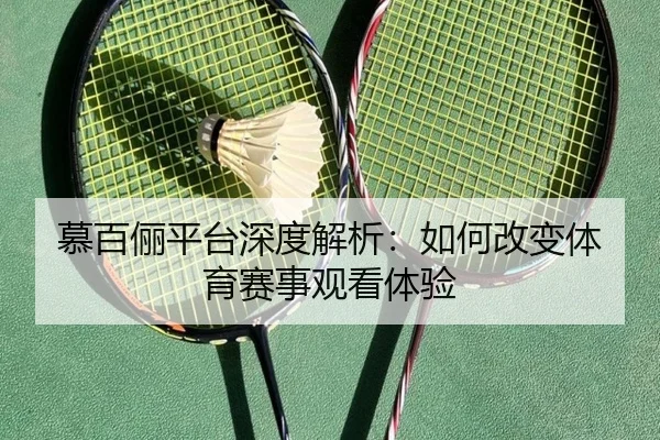 慕百俪平台深度解析：如何改变体育赛事观看体验